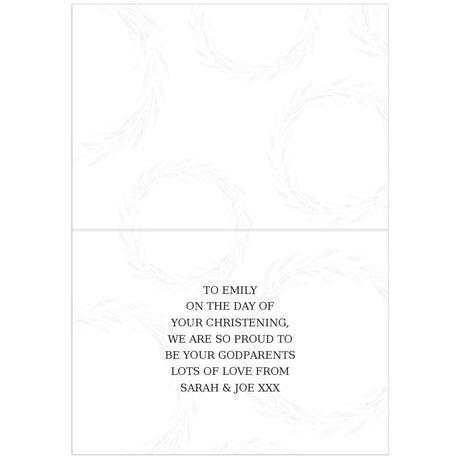 Personalised ’Truly Blessed’ Christening Card: 4 - Greeting Cards By Gift Moments