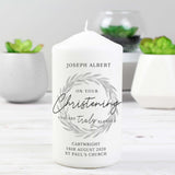 Personalised Truly Blessed Christening Candle: 2 - Candles By Gift Moments