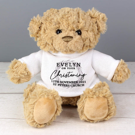 Personalised Truly Blessed Christening Teddy Bear: 2 - Teddy Bears & Soft Toys By Gift Moments