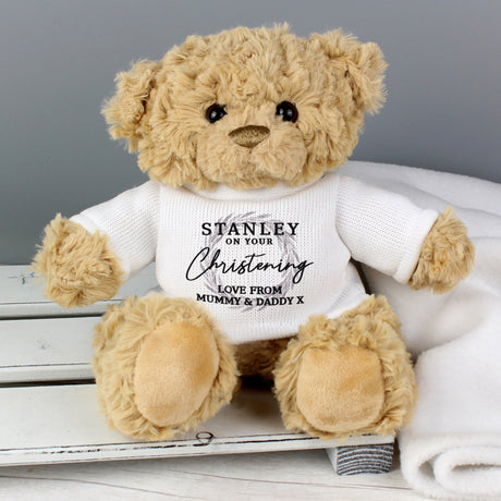 Personalised Truly Blessed Christening Teddy Bear: 1 - Teddy Bears & Soft Toys By Gift Moments