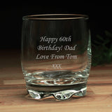 Personalised Whisky Tumbler: 3 - Tumblers By Gift Moments