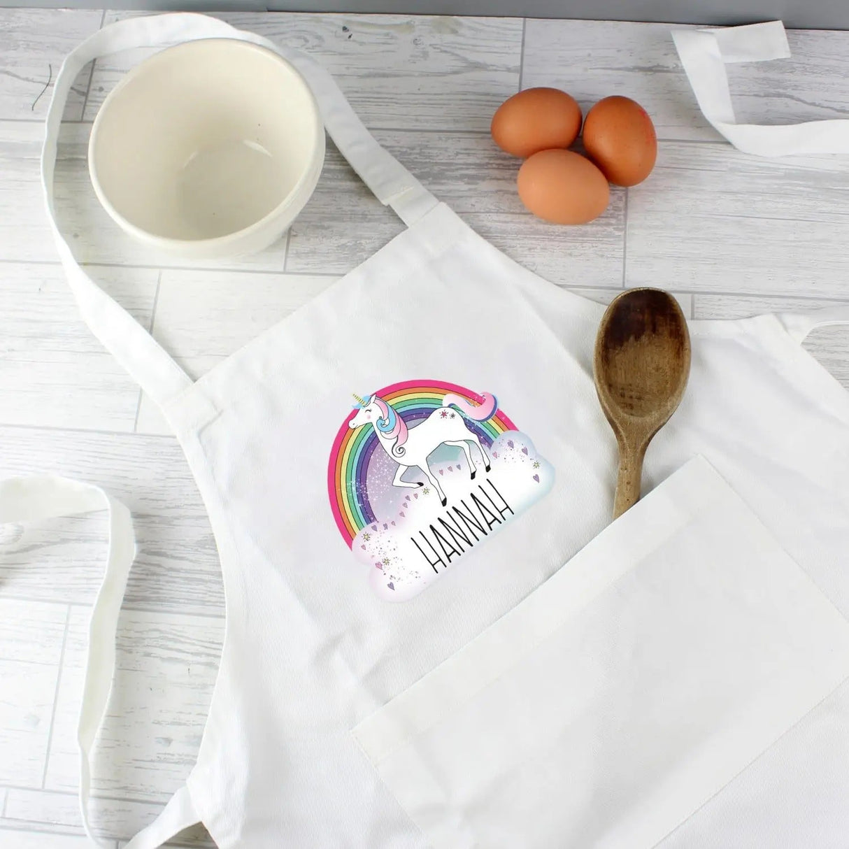 Personalised Unicorn Apron for Kids: 1 - Aprons By Gift Moments