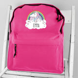 Personalised Unicorn Pink School Backpack: 2 - Kids Bags By Gift Moments