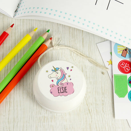 Personalised Wooden Unicorn Yoyo: 2 - Toys By Gift Moments