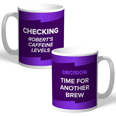 Personalised VAR Check Brew Mug: 1 - Mugs By VAR