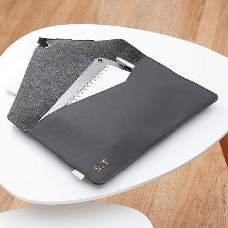 Personalised Vegan Apple Leather Laptop Sleeve: 2 - Tech Accessories By Gift Moments