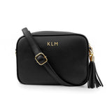 Personalised Black Vegan Leather Crossbody Bag: 3 - Bags & Purses By Gift Moments