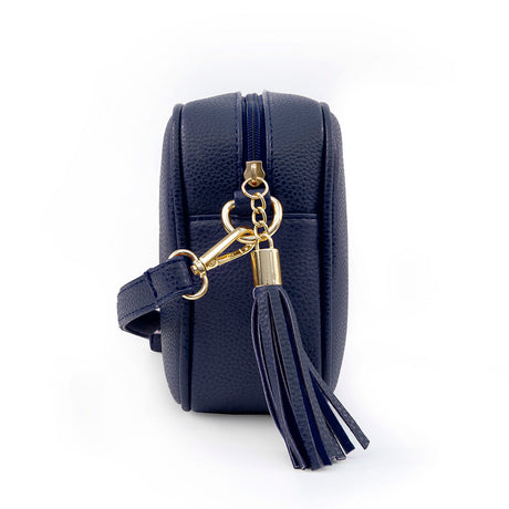 Personalised Navy Vegan Leather Crossbody Bag: 5 - Bags & Purses By Gift Moments