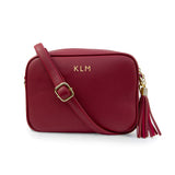 Personalised Red Vegan Leather Crossbody Bag: 2 - Bags & Purses By Gift Moments