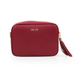 Personalised Red Vegan Leather Crossbody Bag: 3 - Bags & Purses By Gift Moments