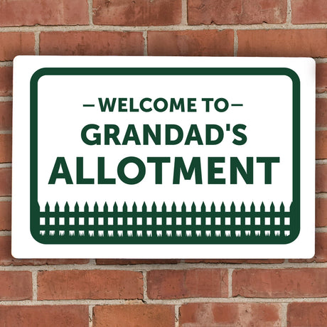 Personalised Aluminium Welcome Plaque: 2 - Signs & Plaques By Gift Moments