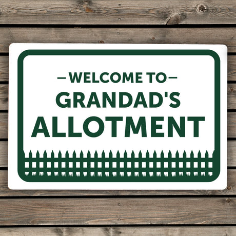 Personalised Aluminium Welcome Plaque: 1 - Signs & Plaques By Gift Moments