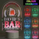 Personalised LED Colour Changing Bar Night Light: 3 - LED Lighting By Gift Moments