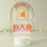 Personalised LED Colour Changing Bar Night Light: 2 - LED Lighting By Gift Moments