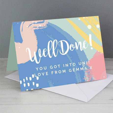 Personalised Well Done! Achievement Card: 1 - Greeting Cards By Gift Moments