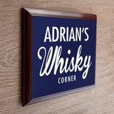 Personalised Wooden Whiskey Corner Plaque: 1 - Signs & Plaques By Gift Moments