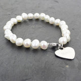 Personalised Freshwater Pearl Name Bracelet: 1 - Bracelets By Gift Moments