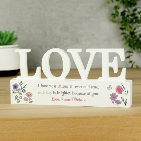 Personalised Wild Flowers Love Ornament: 3 - Ornaments By Gift Moments