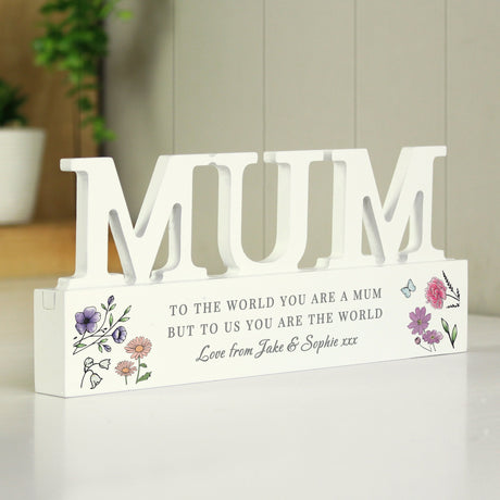 Personalised Wild Flowers Mum Ornament: 4 - Ornaments By Gift Moments