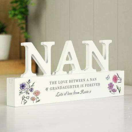 Personalised Wild Flowers Nan Ornament: 2 - Ornaments By Gift Moments