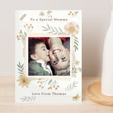 Personalised Wild Flowers Photo Card: 3 - Greeting Cards By Gift Moments