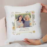 Personalised Wild Flowers Photo Cushion: 1 - Cushions By Gift Moments