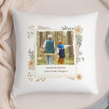 Personalised Wild Flowers Photo Cushion: 4 - Cushions By Gift Moments