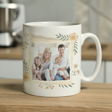 Personalised Wild Flowers Photo Mug: 4 - Mugs By Gift Moments