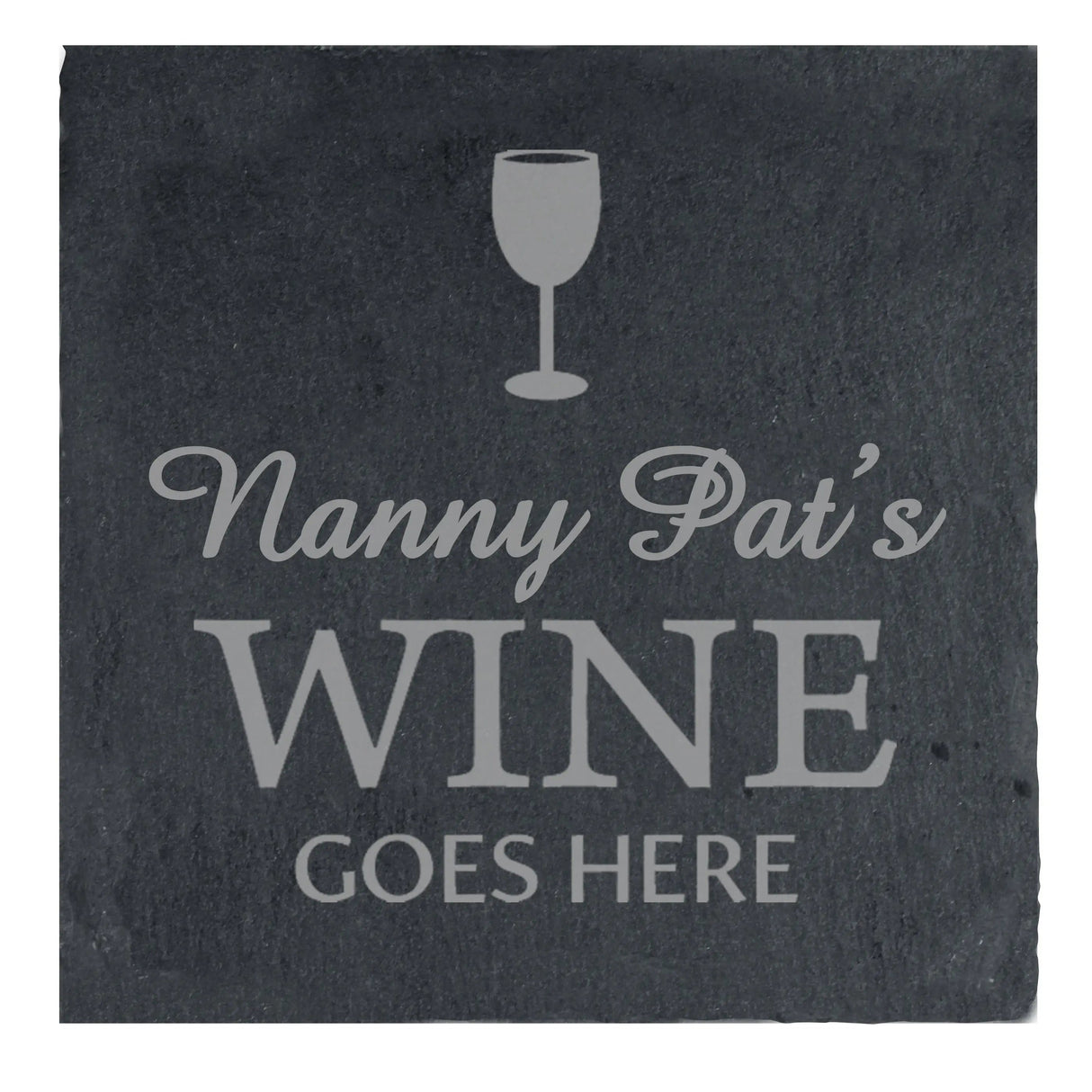 Personalised Slate Wine Coaster: 3 - Coasters By Gift Moments