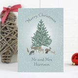 Personalised Winter’s Night Christmas Card: 1 - Greeting Cards By Gift Moments