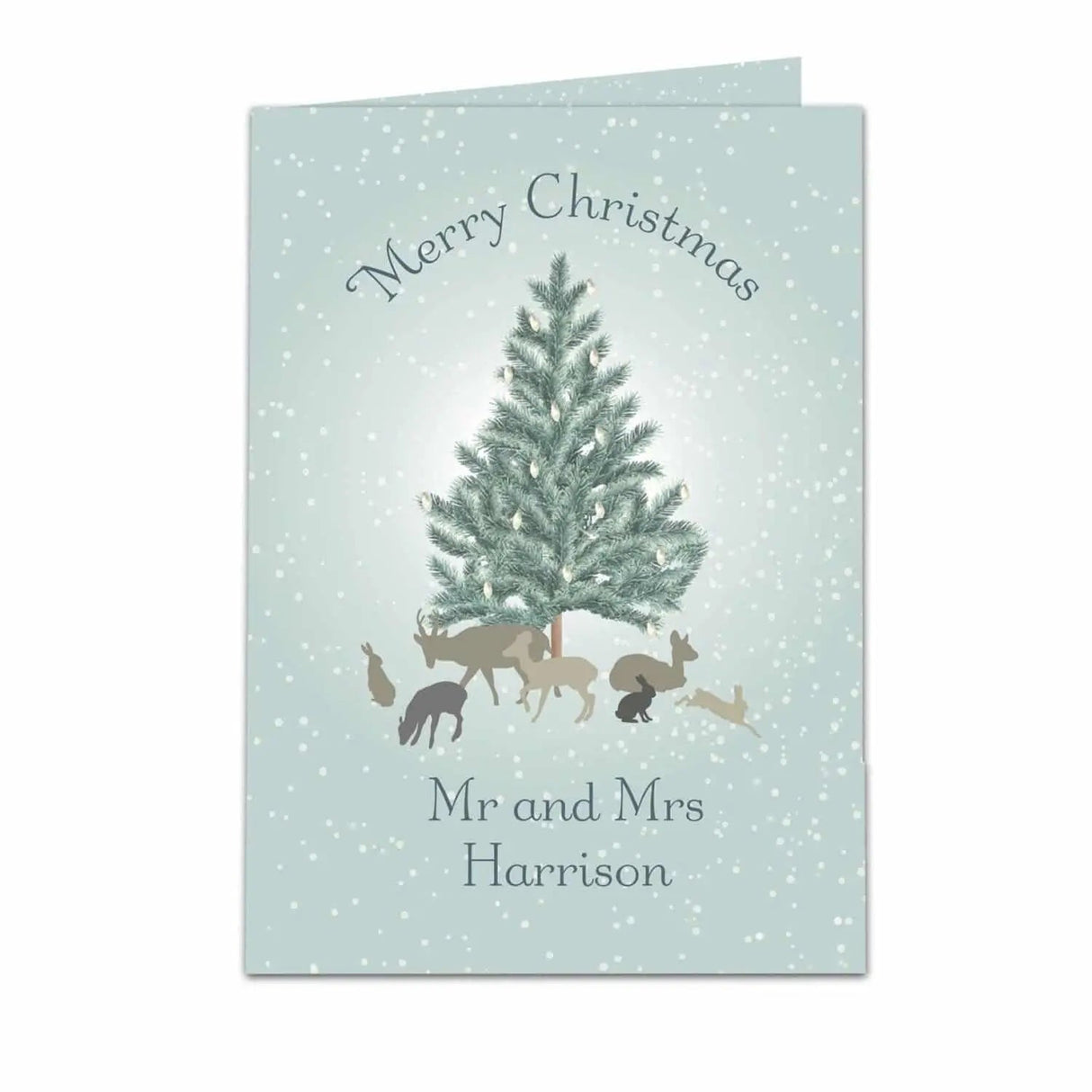 Personalised Winter’s Night Christmas Card: 3 - Greeting Cards By Gift Moments