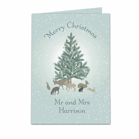 Personalised Winter’s Night Christmas Card: 3 - Greeting Cards By Gift Moments