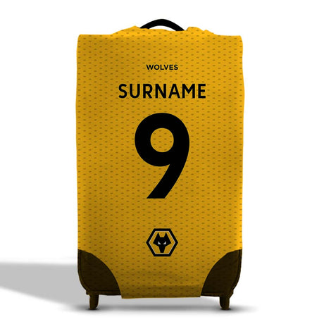 Personalised Wolverhampton Wanderers FC Suitcase Cover (Medium): 1 - Suitcase Covers By Wolverhampton Wanderers