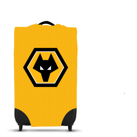 Personalised Wolverhampton Wanderers FC Suitcase Cover (Medium): 2 - Suitcase Covers By Wolverhampton Wanderers