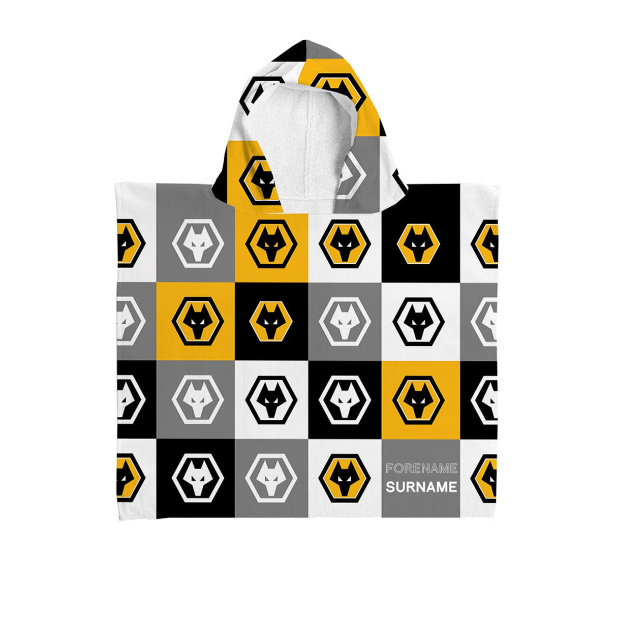 Wolves FC Kids Hooded Towel: 1 - Towels By Wolverhampton Wanderers