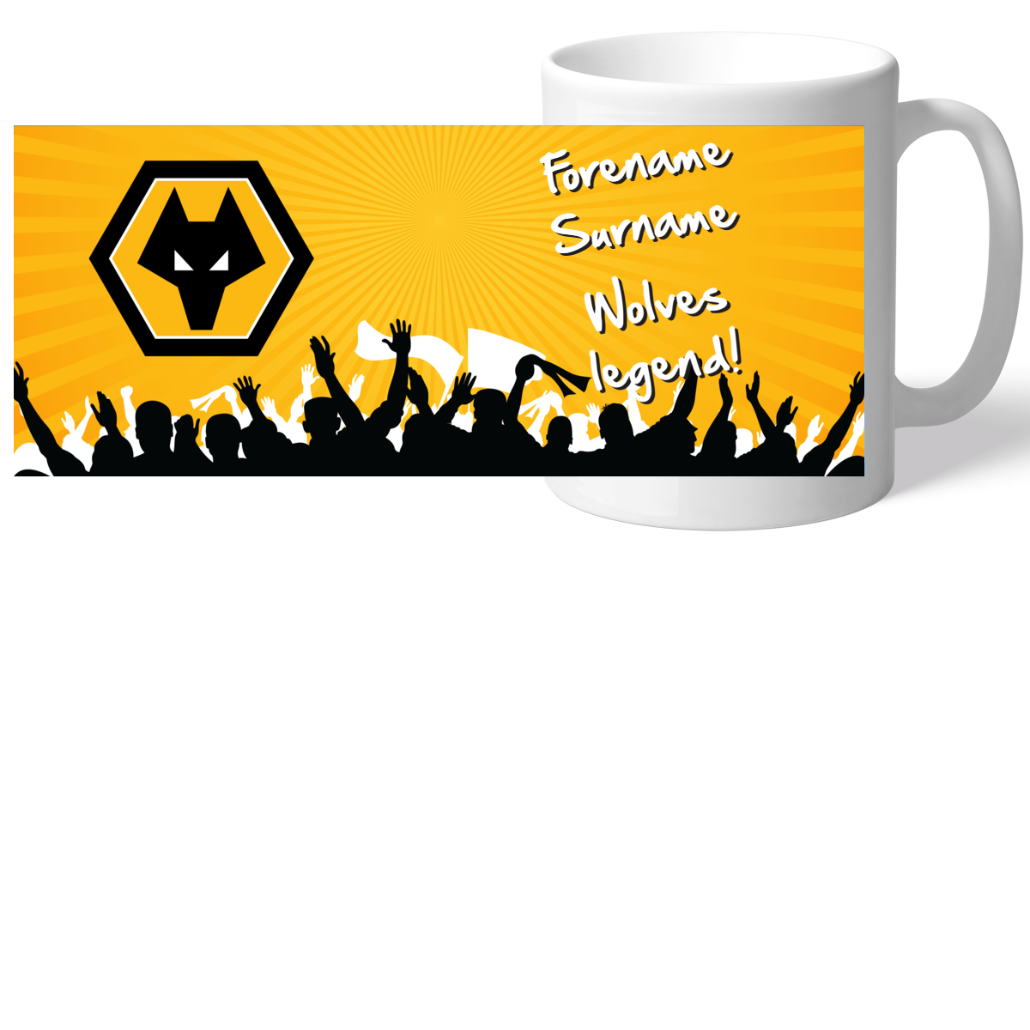 Wolves Legend Personalised Mug: 2 - Mugs By Wolverhampton Wanderers