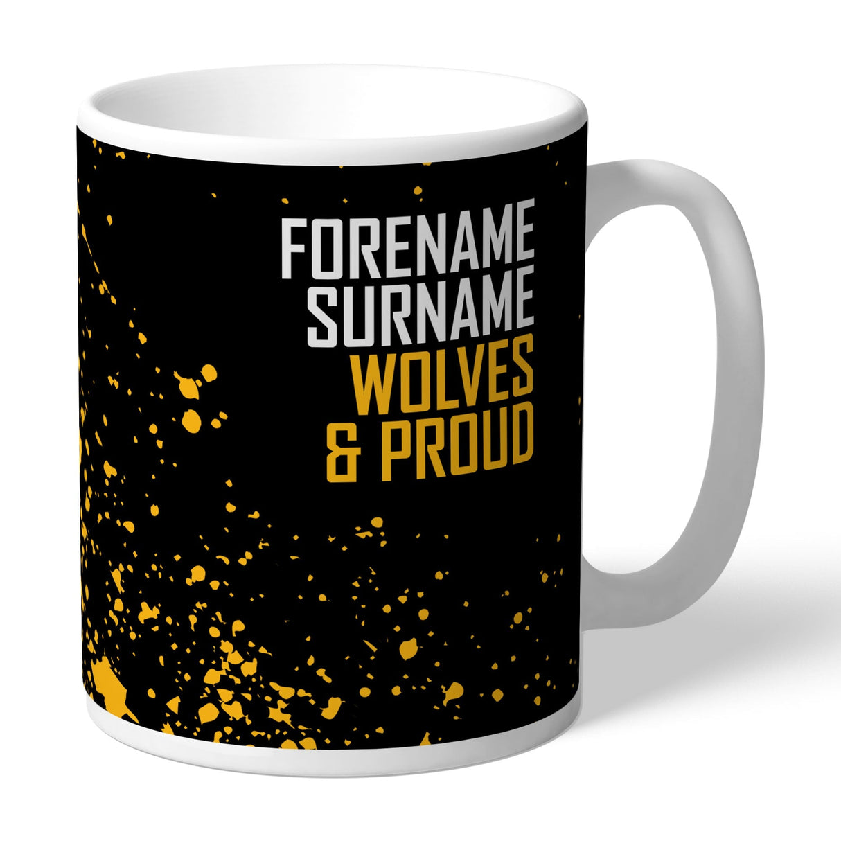 Personalised Wolves Fan Mug: 1 - Mugs By Wolverhampton Wanderers