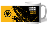 Personalised Wolves Fan Mug: 2 - Mugs By Wolverhampton Wanderers