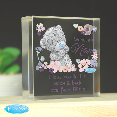 Personalised Nan Crystal Token Gift: 1 - Crystal Tokens