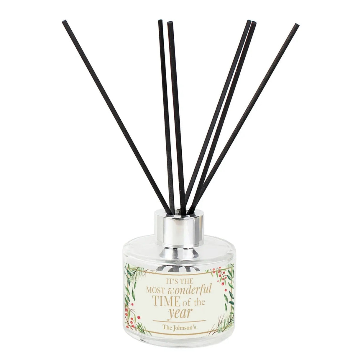 Personalised Christmas Reed Diffuser: 5 - Reed Diffusers By Gift Moments