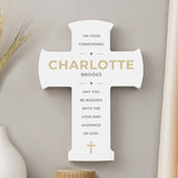 Personalised Wooden Cross Ornament: 3 - Ornaments By Gift Moments