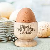 Personalised Wooden Egg Cup: 3 - Egg Cups By Gift Moments