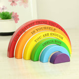 Personalised Wooden Rainbow Stacker Toy: 4 - Toys By Gift Moments