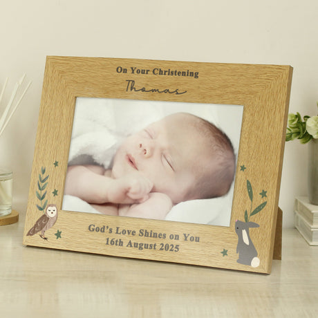 Personalised Woodland Animals Photo Frame: 3 - Photo Frames By Gift Moments