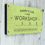 Personalised Workshop Wall Hooks: 1 - Signs & Plaques By Gift Moments