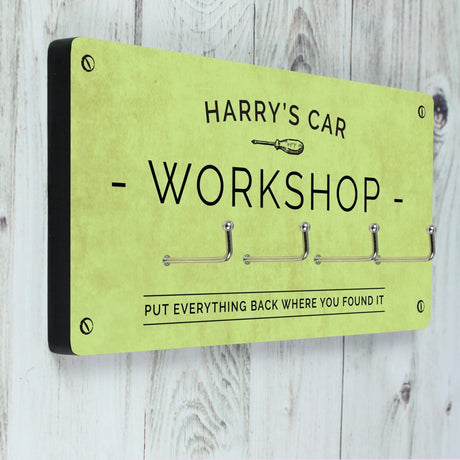 Personalised Workshop Wall Hooks: 1 - Signs & Plaques By Gift Moments