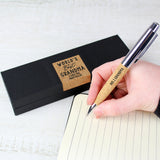 Personalised World’s Best Cork Pen Set: 3 - Pens & Pencils By Gift Moments