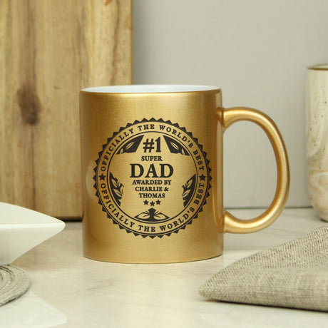 Personalised World’s Best Gold Mug: 6 - Mugs By Gift Moments