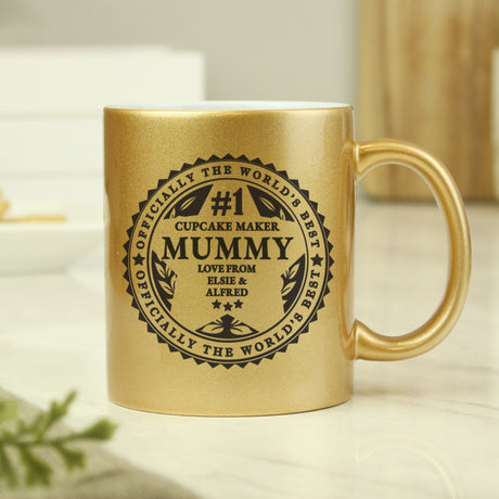 Personalised World’s Best Gold Mug: 2 - Mugs By Gift Moments