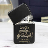 Personalised World’s Greatest Grandad Lighter: 2 - Smoking Accessories By Gift Moments